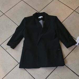 Calvin Klein Black Clothing Tag with White Hang Card